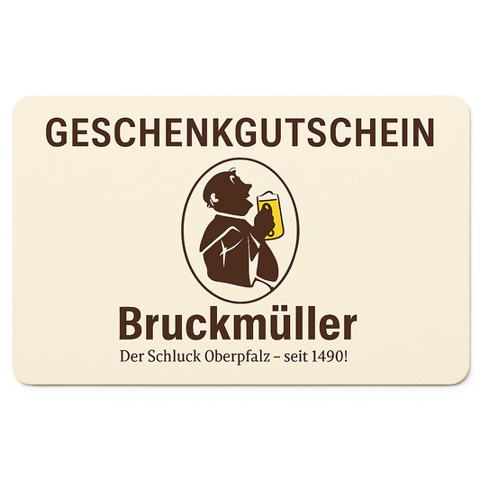 Bruckmüller Bier Geschenk-Gutschein