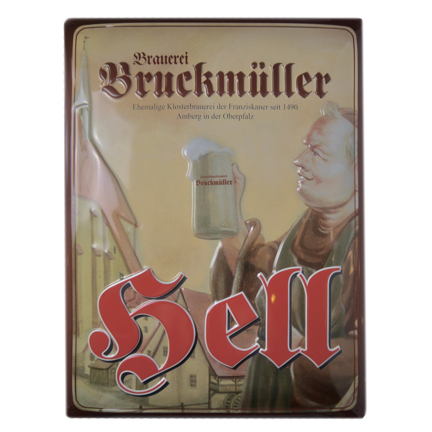 Bruckmüller Biere Metallschild